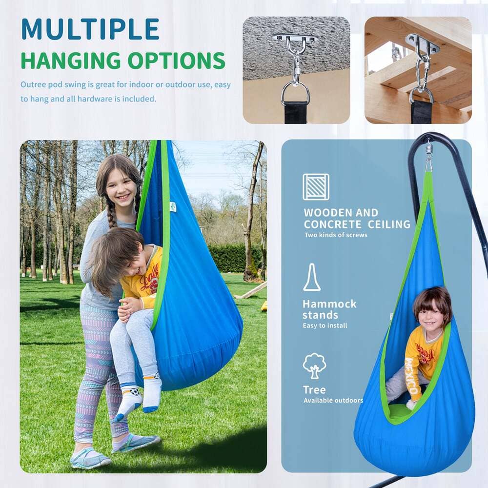 Outdoor pod swing best sale