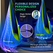 Outree Sensory Swing with Fiber Optic Light