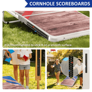 Cornhole Board Set with Score Sheet