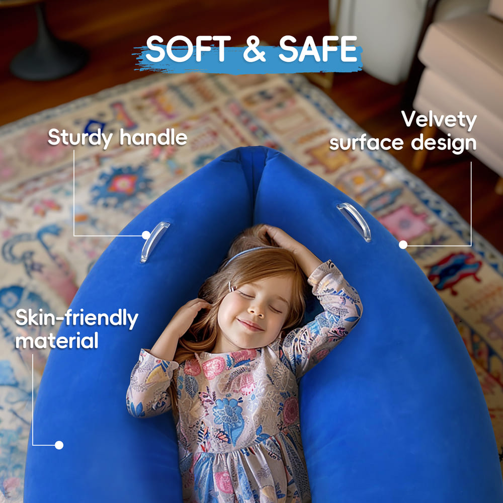 Inflatable Sensory Pea Pod Chair for Kids – Calming Hug Boat | Outree