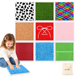 Outree Sensory Wall Panels for Kids, Textured Sensory Mats
