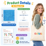 Outree Sensory Wall Panels for Kids, Textured Sensory Mats