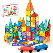 Magnetic Building Tiles for Kids  & Toddlers, 120 PCs/60 Pcs Set