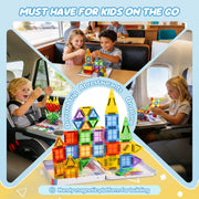 Mini Magnetic Tiles Travel Toddler Set