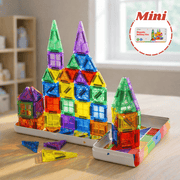 Mini Magnetic Tiles Travel Toddler Set