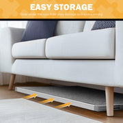 Lightweight puzzle board easy to store under bed or couch